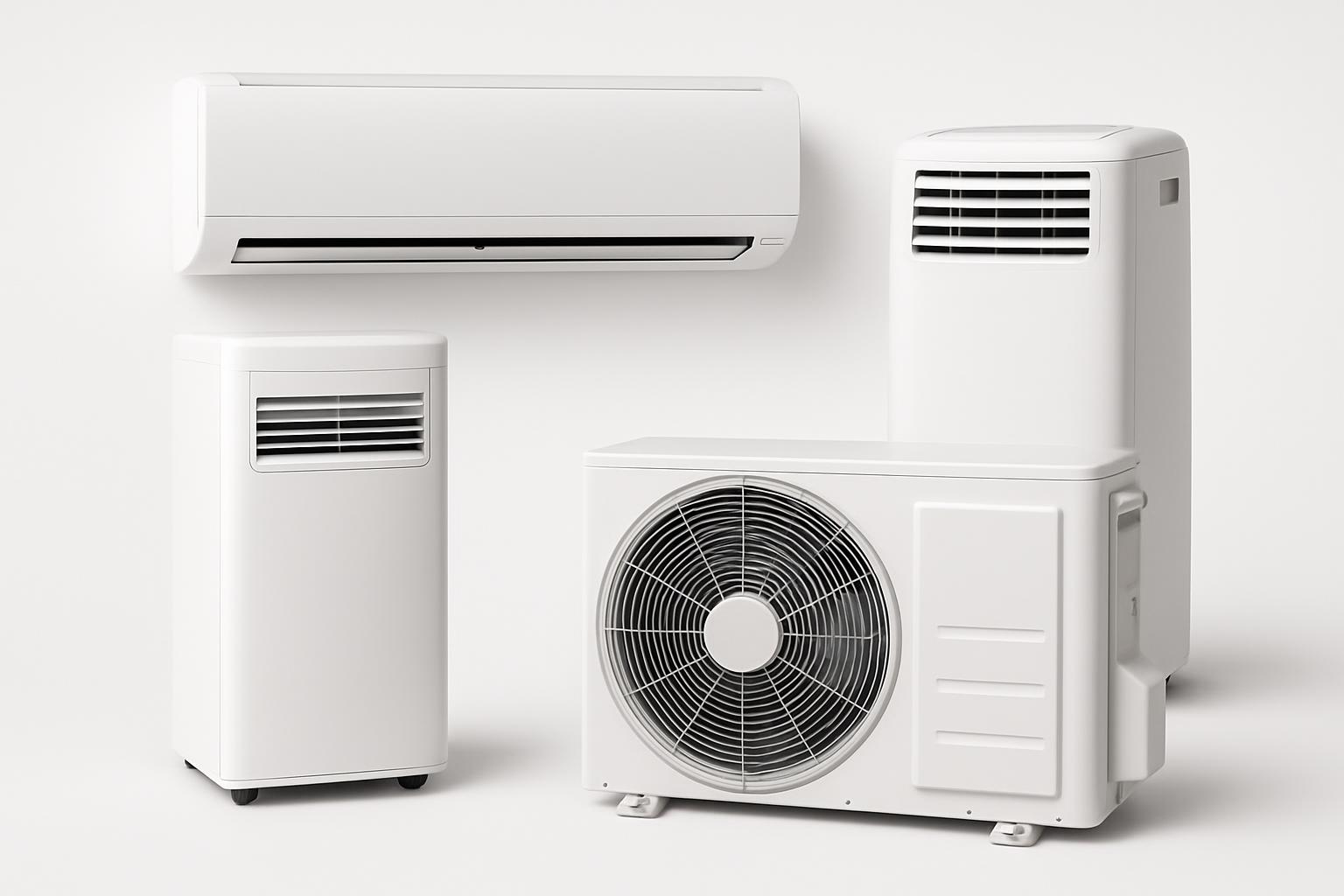 مجموعة متنوعة من وحدات التكييف
